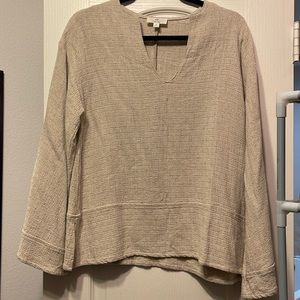 Linen, Bell sleeve blouse